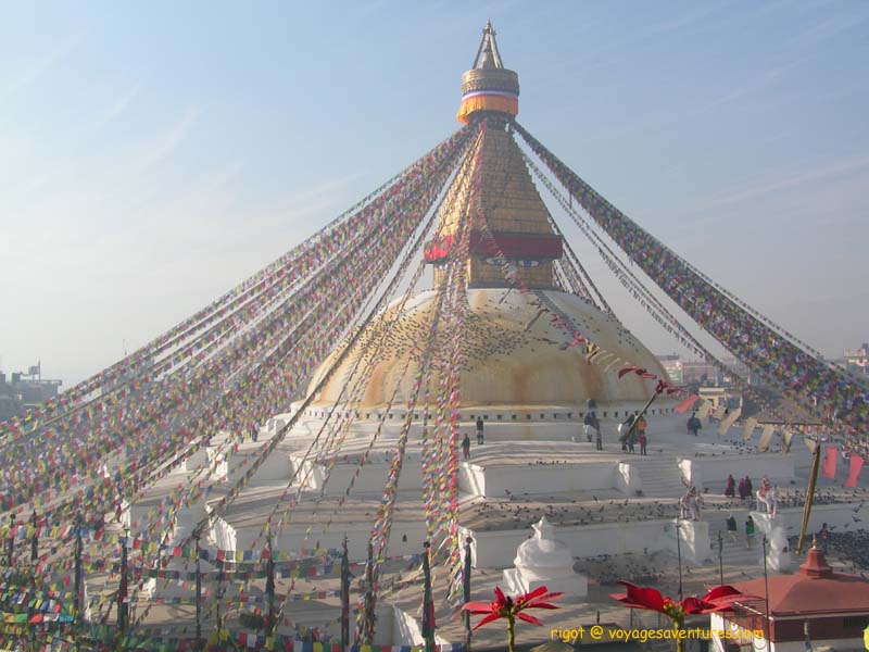 Bodnath: haut lieu de la communauté tibétaine de la vallée
